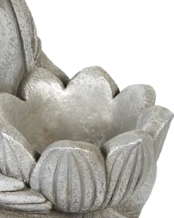 Beliani Statua da giardino MONTCEL Grigio