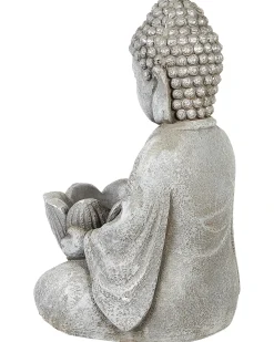 Beliani Statua da giardino MONTCEL Grigio