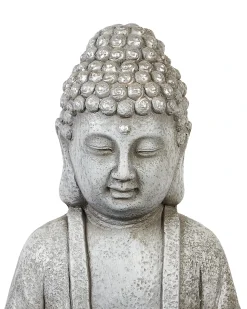 Beliani Statua da giardino MONTCEL Grigio