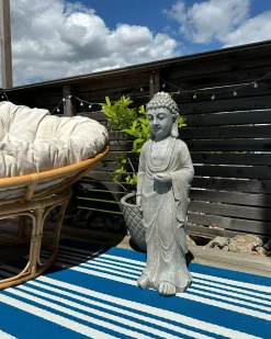 New Beliani Statua da giardino THOIRY Grigio