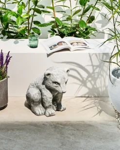 Online Beliani Statuetta da giardino BOWE Orso Grigio