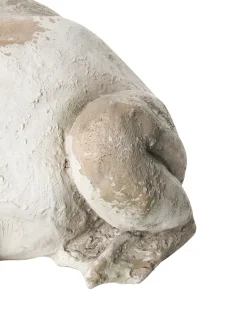 Sale Beliani Statuetta da giardino CARAPELLE Rana Beige Bianco Beige