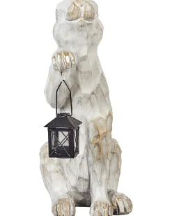 Outlet Beliani Statuetta da giardino GERLAND Coniglio sporco Bianco
