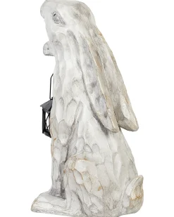 Outlet Beliani Statuetta da giardino GERLAND Coniglio sporco Bianco