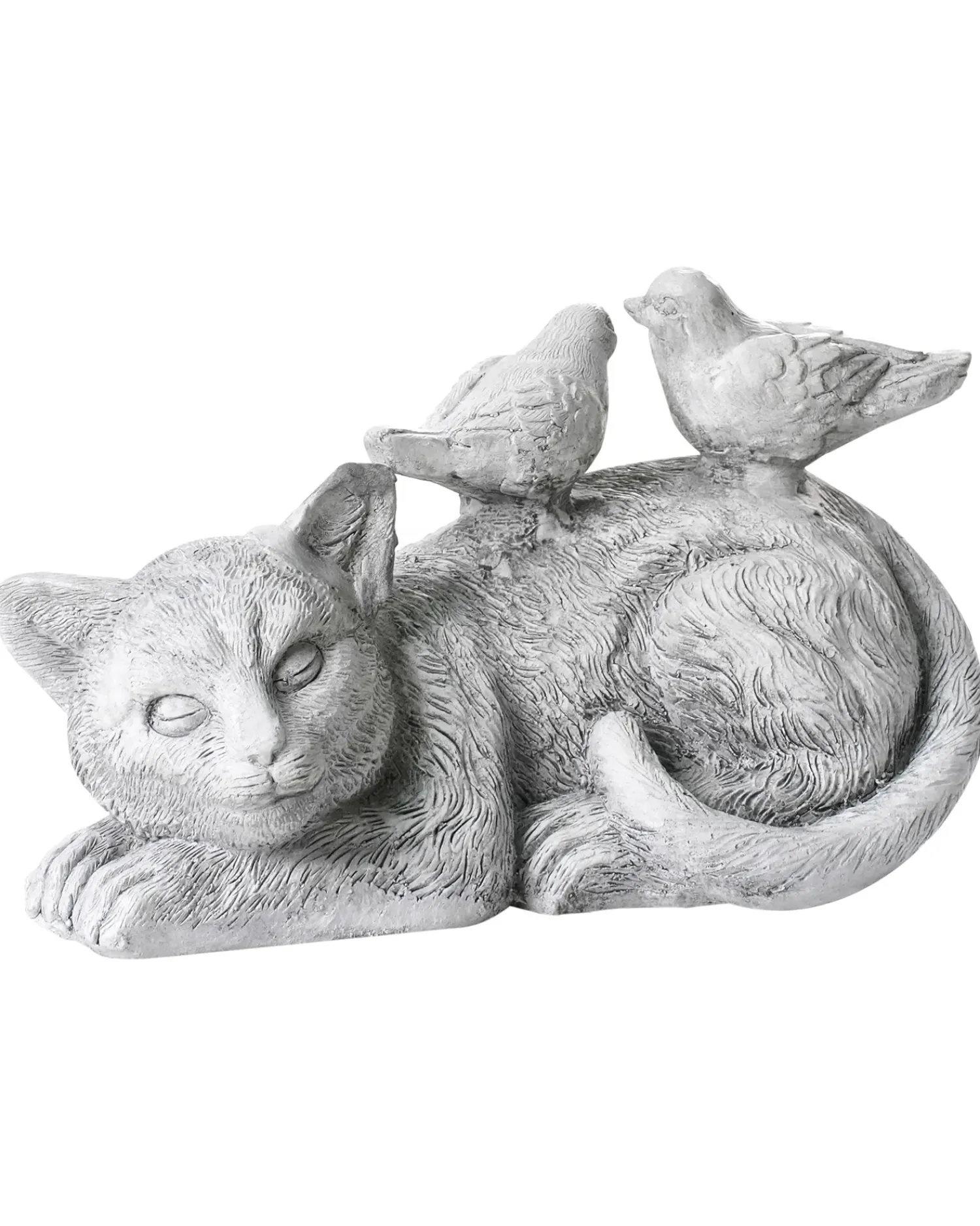 Hot Beliani Statuetta da giardino KALELA Gatto Grigio