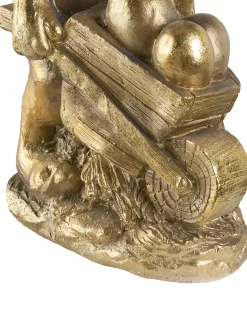Online Beliani Statuetta da giardino SKAMBY Coniglio Oro
