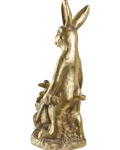Online Beliani Statuetta da giardino SKAMBY Coniglio Oro