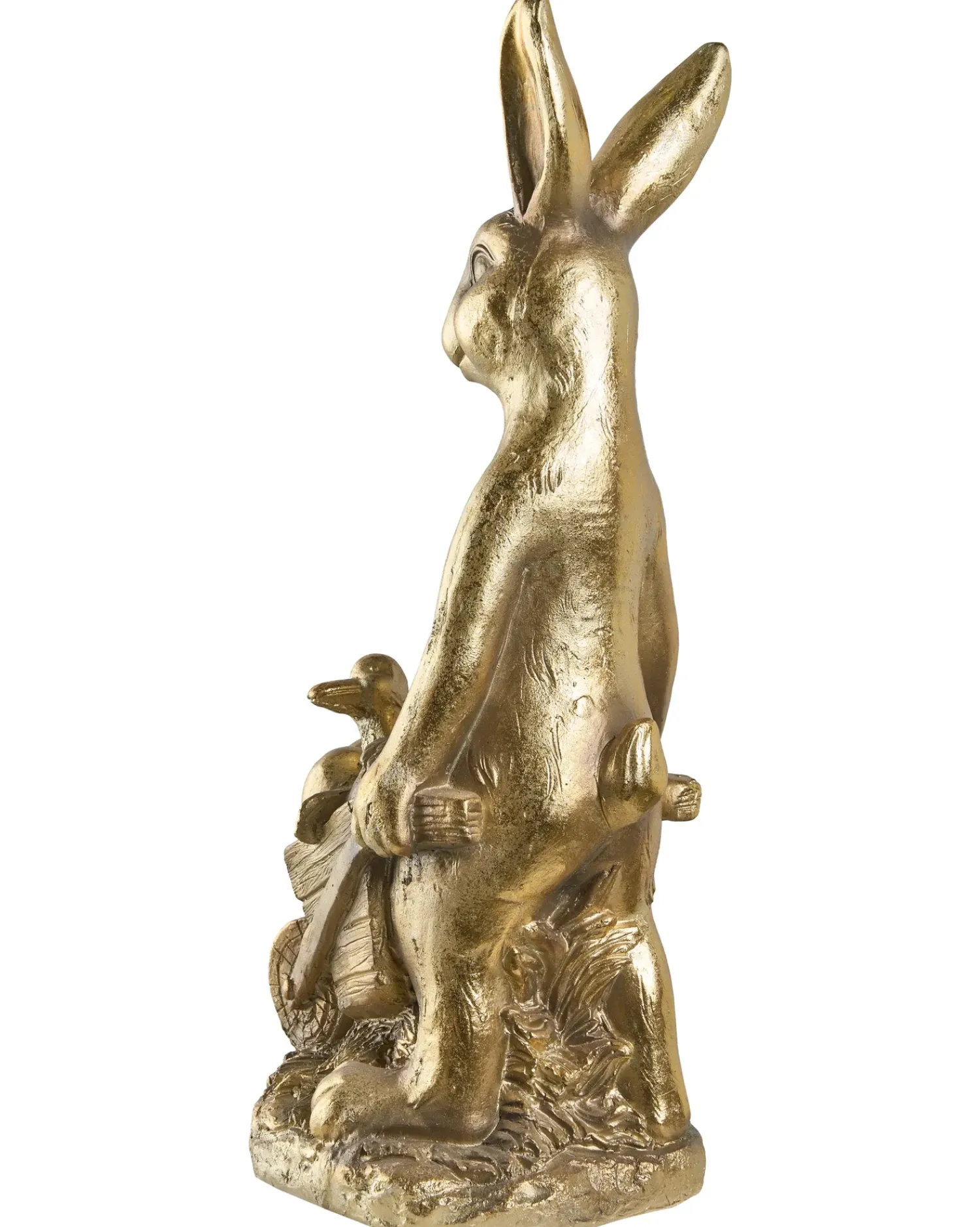 Online Beliani Statuetta da giardino SKAMBY Coniglio Oro