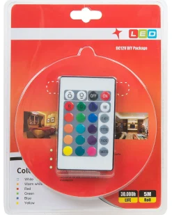 Hot Beliani Striscia LED KIKORI 500 cm con telecomando Bianco