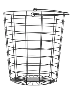 Outlet Beliani Supporto per cestino AYAPAL con ruote Metallo Nero