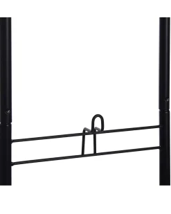 Outlet Beliani Supporto per cestino AYAPAL con ruote Metallo Nero