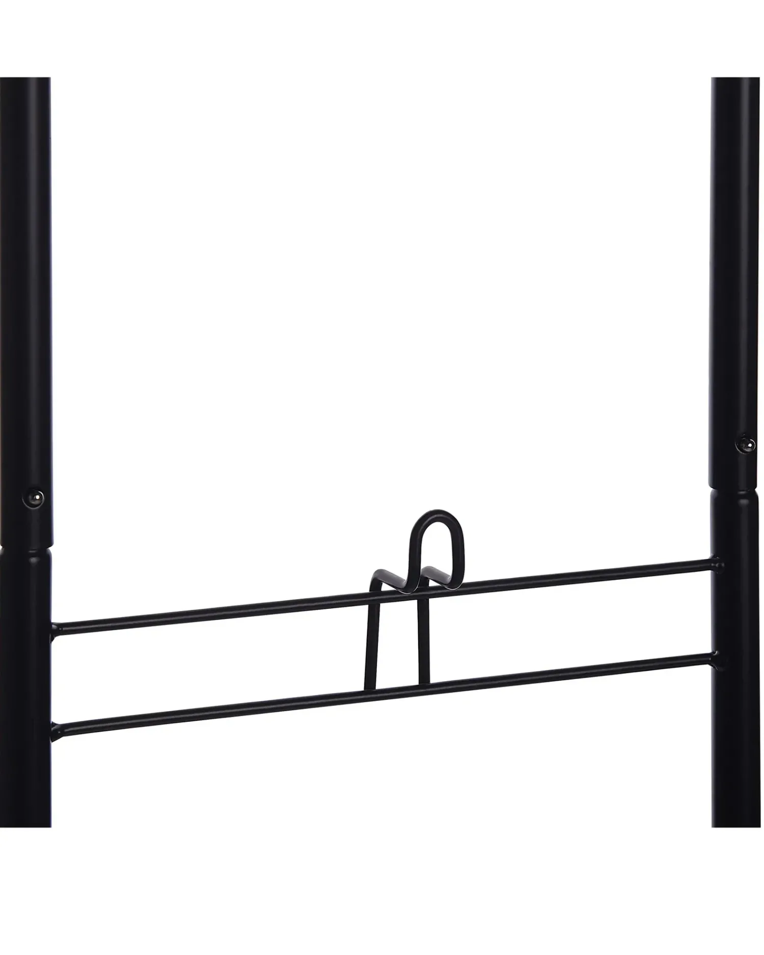 Outlet Beliani Supporto per cestino AYAPAL con ruote Metallo Nero