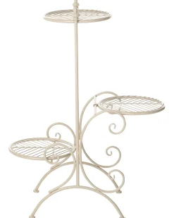 Sale Beliani Supporto per vasi ASAGAO Metallo 26 cm Beige