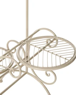 Sale Beliani Supporto per vasi ASAGAO Metallo 26 cm Beige
