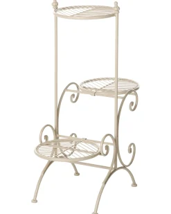 Sale Beliani Supporto per vasi ASAGAO Metallo 26 cm Beige