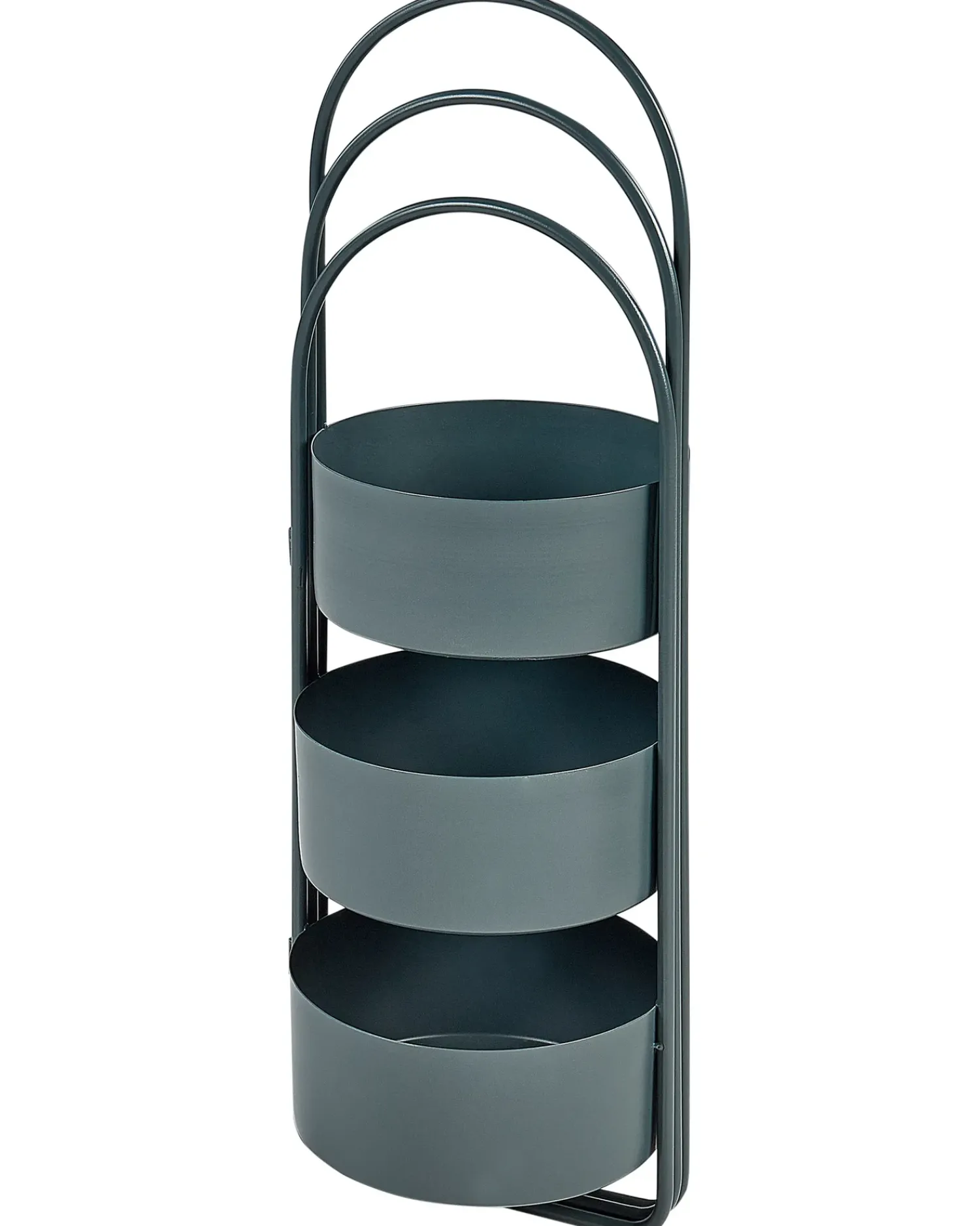 Online Beliani Supporto per vasi COLUTENA Metallo 56 cm scuro Blu