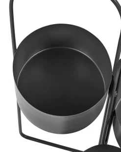 Online Beliani Supporto per vasi COLUTENA Metallo 56 cm Nero