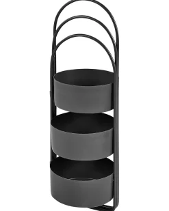 Online Beliani Supporto per vasi COLUTENA Metallo 56 cm Nero