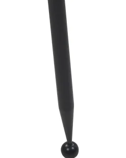 Beliani Supporto per vasi LEIKA Metallo 29 cm Nero