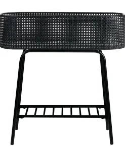 Outlet Beliani Supporto per vasi LINNAEA Metallo 60 cm Nero