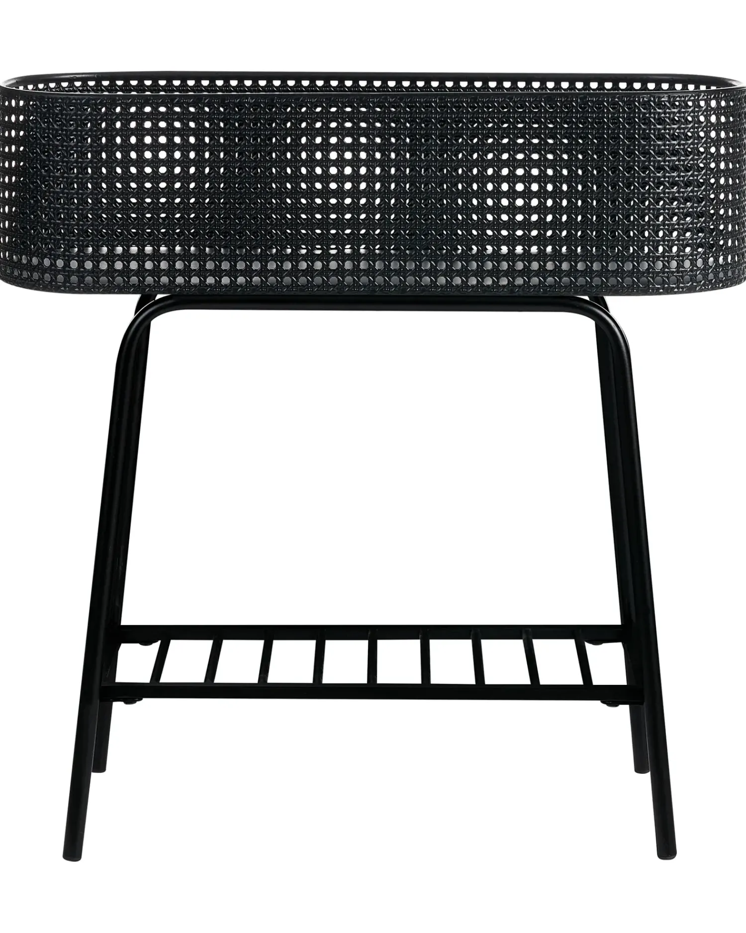 Outlet Beliani Supporto per vasi LINNAEA Metallo 60 cm Nero