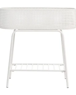 Clearance Beliani Supporto per vasi LINNAEA Metallo 60 cm Bianco