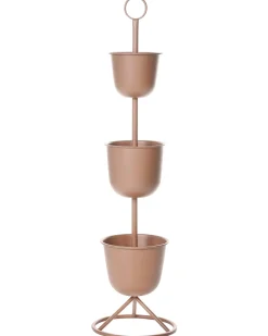 Sale Beliani Supporto per vasi RENGE Metallo 28 cm Marrone