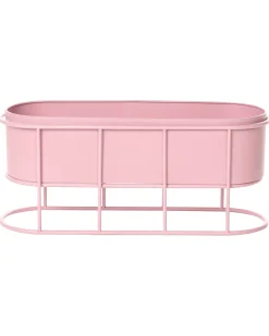 Outlet Beliani Supporto per vasi SUMIRE Metallo 64 cm Rosa