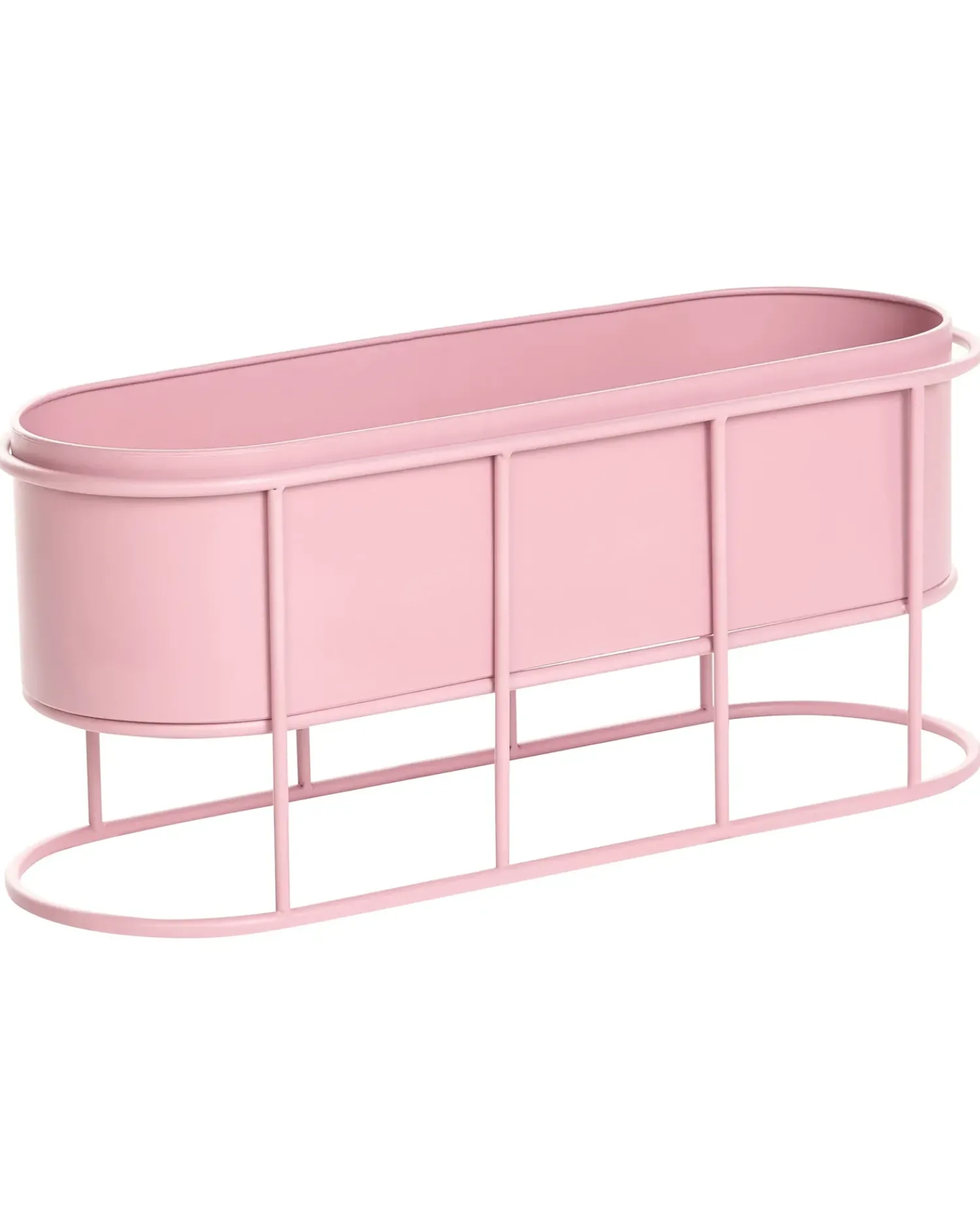 Outlet Beliani Supporto per vasi SUMIRE Metallo 64 cm Rosa