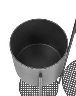 Sale Beliani Supporto per vasi ULMUS Metallo 58 cm Nero