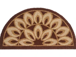 Best Beliani Tappetino da Ingresso ALATNA Marrone 45 x 75 cm Fibra di Cocco Beige Marrone