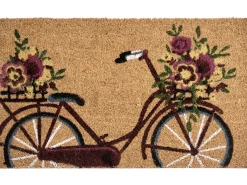 Clearance Beliani Tappetino da Ingresso AVAK Naturale Bicicletta Fibra di Cocco Naturale Multicolore