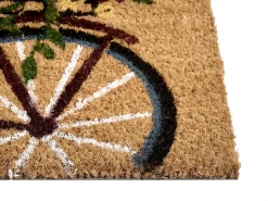 Clearance Beliani Tappetino da Ingresso AVAK Naturale Bicicletta Fibra di Cocco Naturale Multicolore