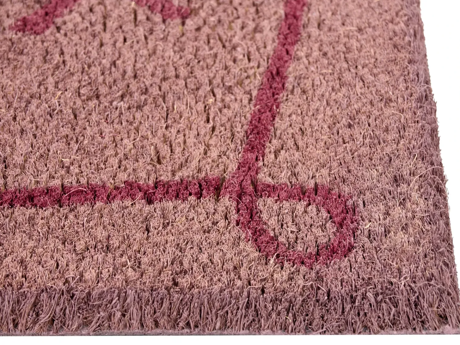 Online Beliani Tappetino da Ingresso BABABU 60 x 90 cm Cane Fibra di Cocco Multicolore
