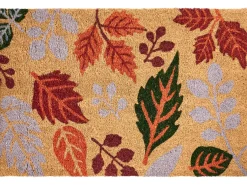 Beliani Tappetino da Ingresso DAGATAN 60 x 90 cm Foglia Fibra di Cocco Multicolore