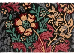 Clearance Beliani Tappetino da Ingresso ILLIAMNA Fiore Fibra di Cocco Multicolore