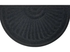 Best Beliani Tappetino da Ingresso KORYAK Naturale 45 x 75 cm Fibra di Cocco Naturale Nero