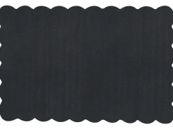 Discount Beliani Tappetino da Ingresso PINATUBO Naturale 60 x 90 cm Fibra di Cocco Naturale Nero