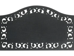 New Beliani Tappetino da Ingresso PULAG Naturale 45 x 75 cm Fibra di Cocco Naturale Nero