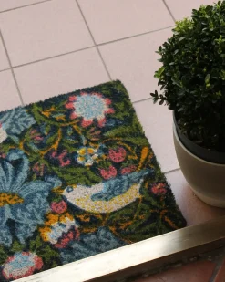 Clearance Beliani Tappetino da Ingresso SAKESAR 40 x 60 cm Fibra di Cocco Multicolore