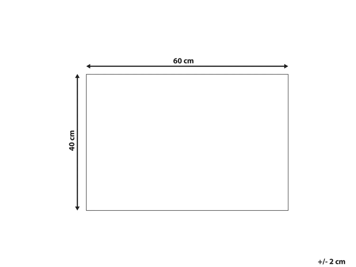 Clearance Beliani Tappetino da Ingresso SIKARAM Naturale 40 x 60 cm Cane Fibra di Cocco Naturale Nero