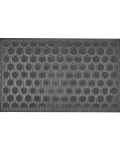 Sale Beliani Tappetino da Ingresso TANDYKUL Naturale 45 x 75 cm Naturale Nero