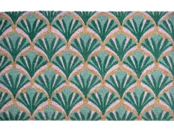 Online Beliani Tappetino da Ingresso TATALIK Verde Fibra di Cocco Beige Verde