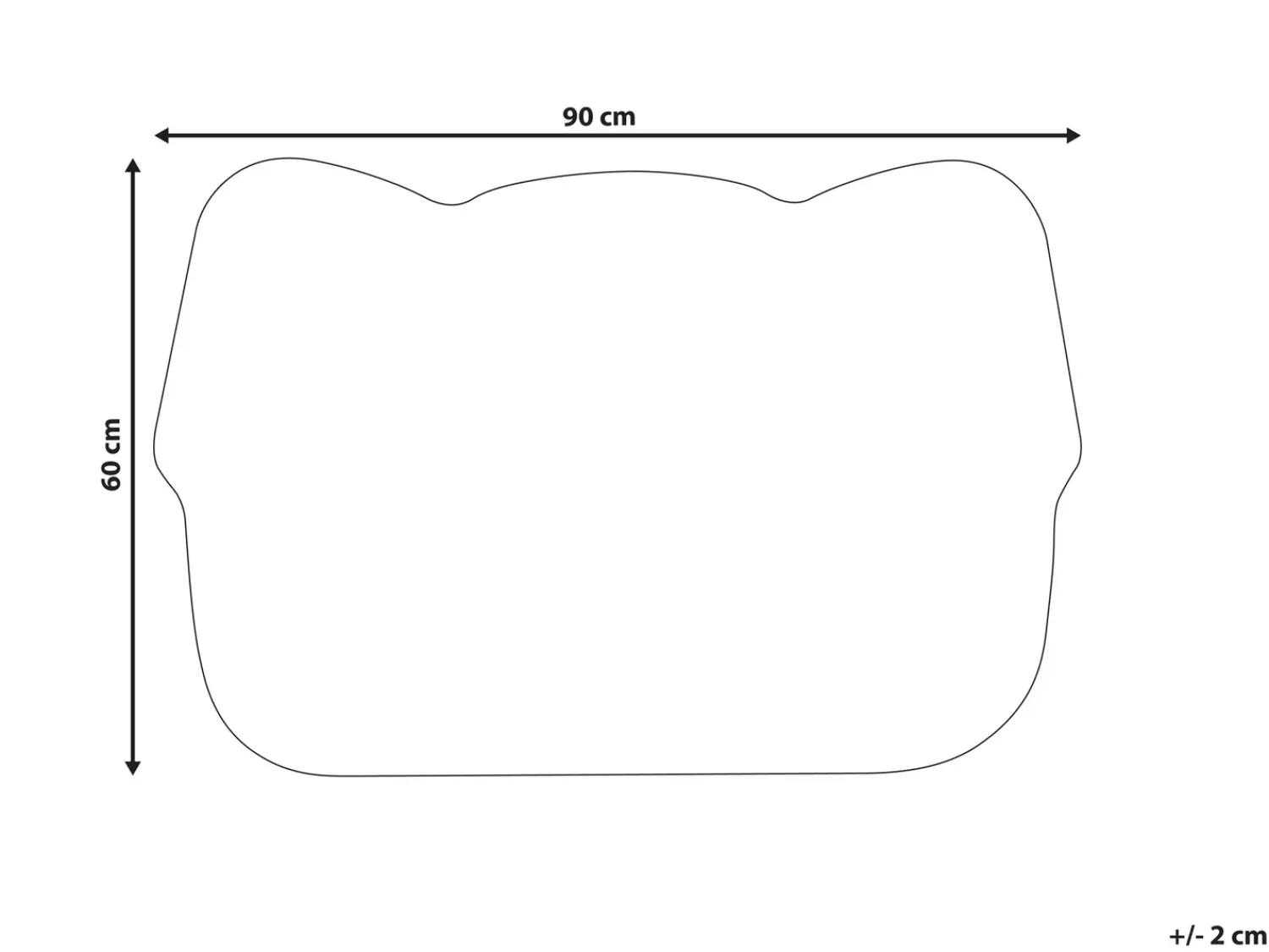 Clearance Beliani Tappetino da Ingresso TIBIG 60 x 90 cm Cane Fibra di Cocco Multicolore