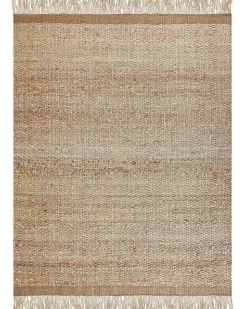 Beliani Tappeto ABANA Iuta Beige