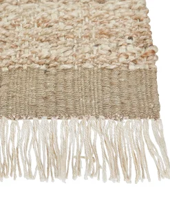 Beliani Tappeto ABANA Iuta Beige