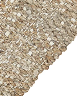 Beliani Tappeto ABANA Iuta Beige