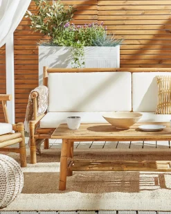 Beliani Tappeto ABANA Iuta Beige
