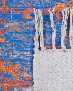 Sale Beliani Tappeto ACARLAR Beige Arancione Bianco Blu Multicolore