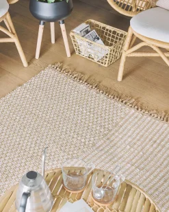 Discount Beliani Tappeto ADABAG Iuta Beige